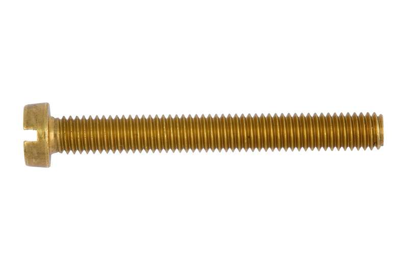 Sylinderhodeskrue M8x50 messing